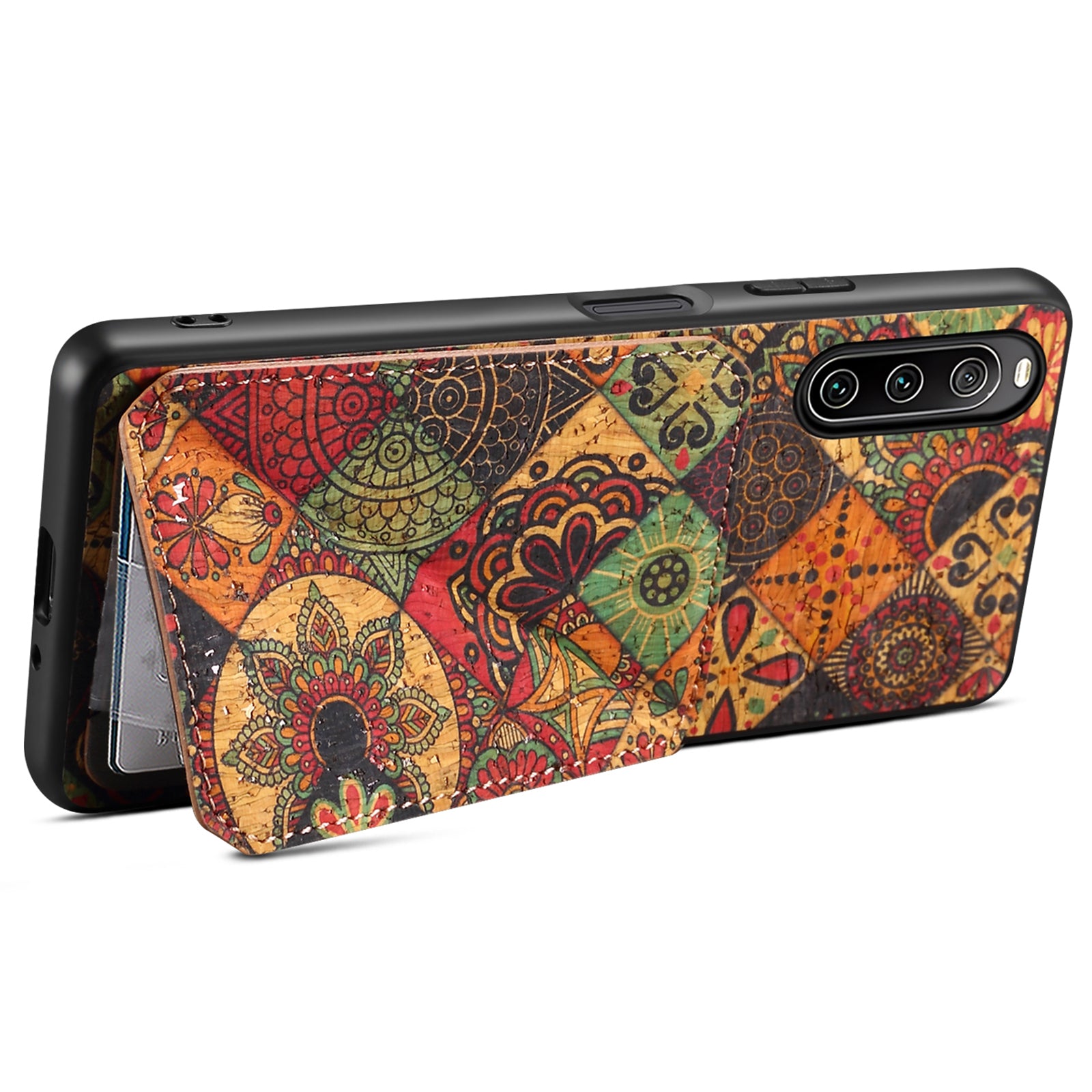 For Sony Xperia 10 IV 5G Phone Case Scratch-resistant Kickstand Flower Pattern Cover For Sony Xperia 10 IV 5G Phone Case Scratch-resistant Kickstand Flower Pattern Cover